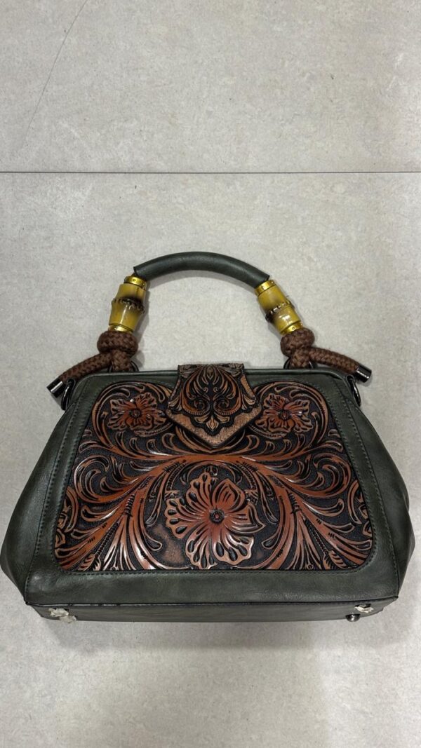 Green Leather Handbag