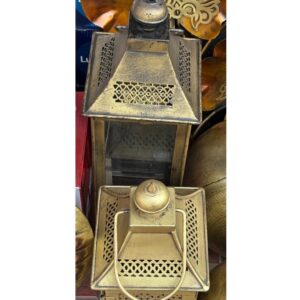 Vintage metal lantern- Antique decor light